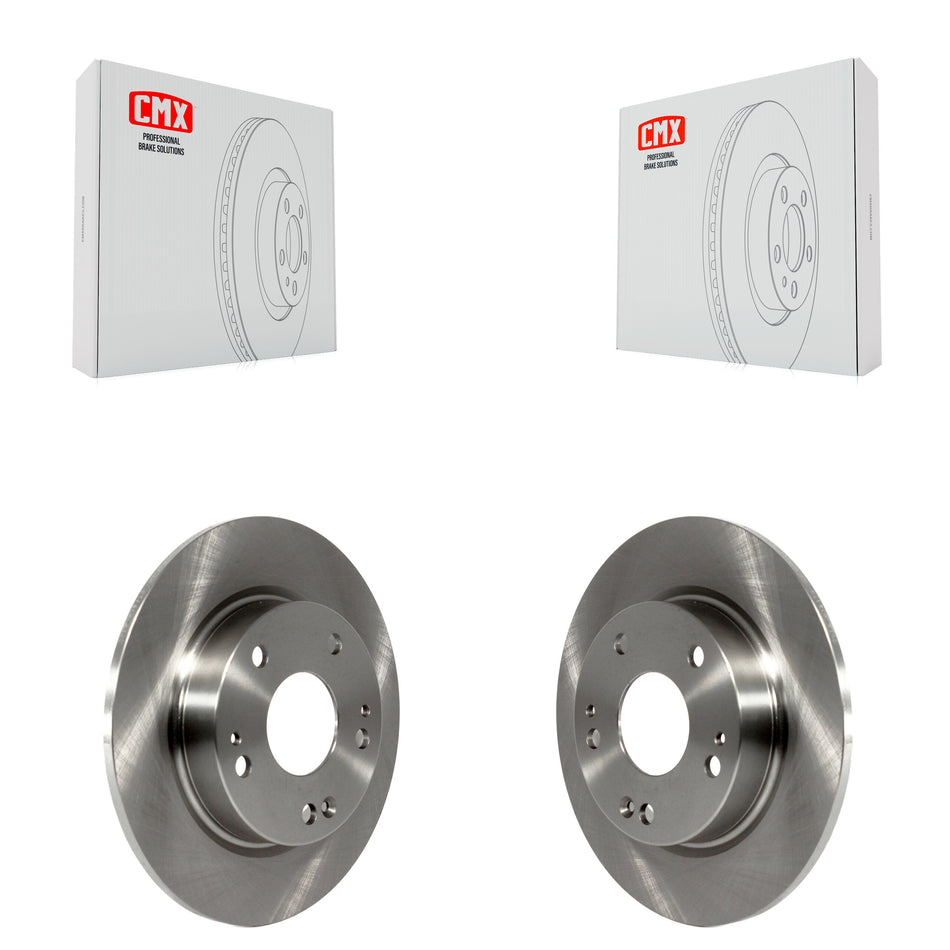 Rear Disc Brake Rotors Pair For Honda Civic Insight K8-100952