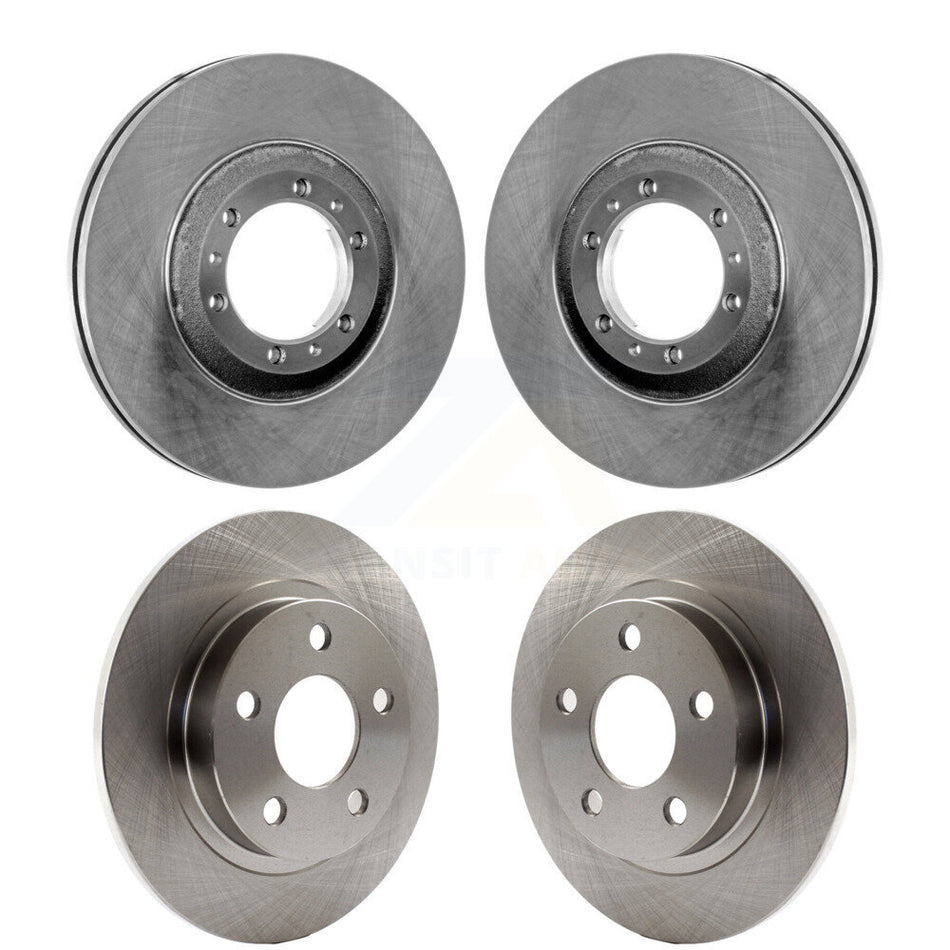 Front Rear Disc Brake Rotors Kit For 2000-2005 Buick LeSabre Pontiac Bonneville K8-100971