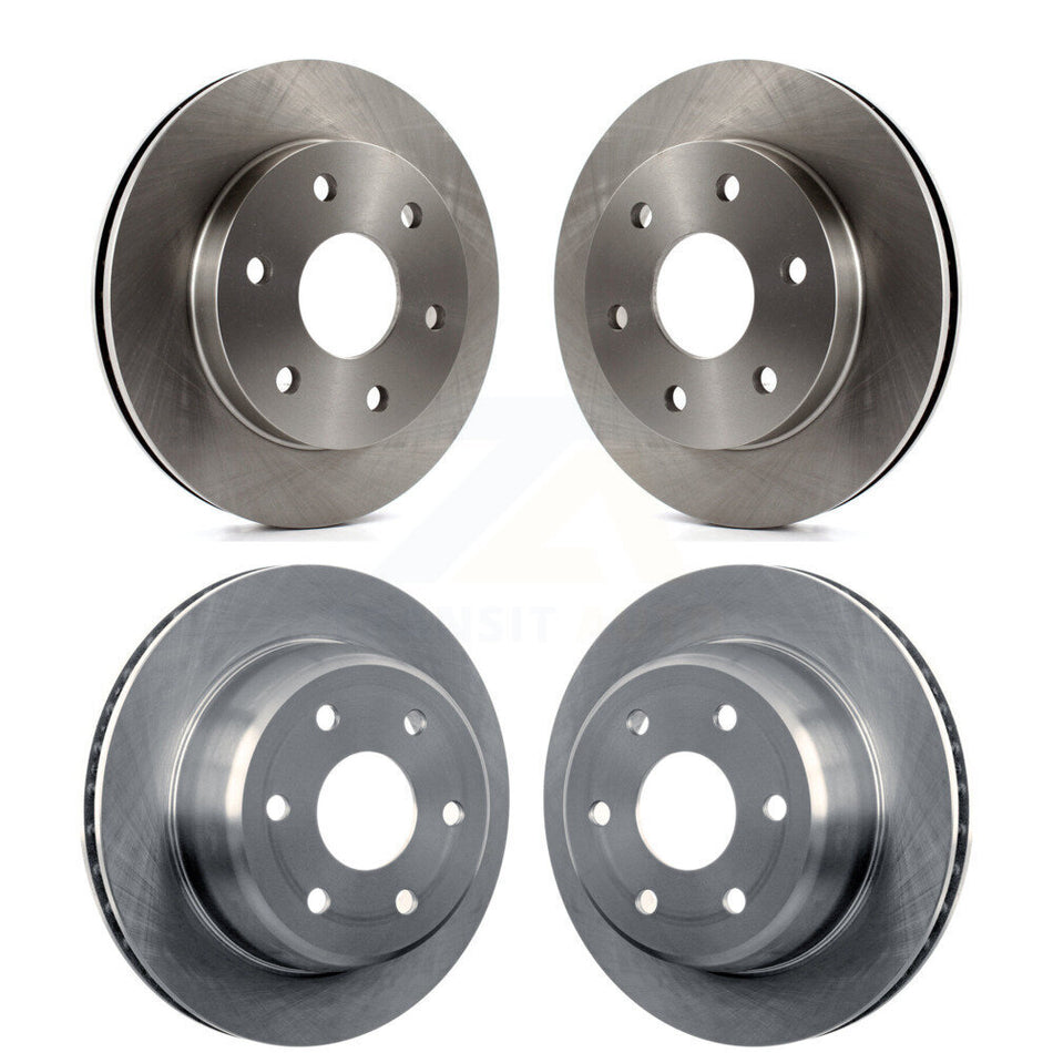 Front Rear Disc Brake Rotors Kit For Chevrolet Silverado 1500 GMC Tahoe Sierra Suburban Yukon Avalanche XL Cadillac Escalade Express ESV EXT Savana K8-100983