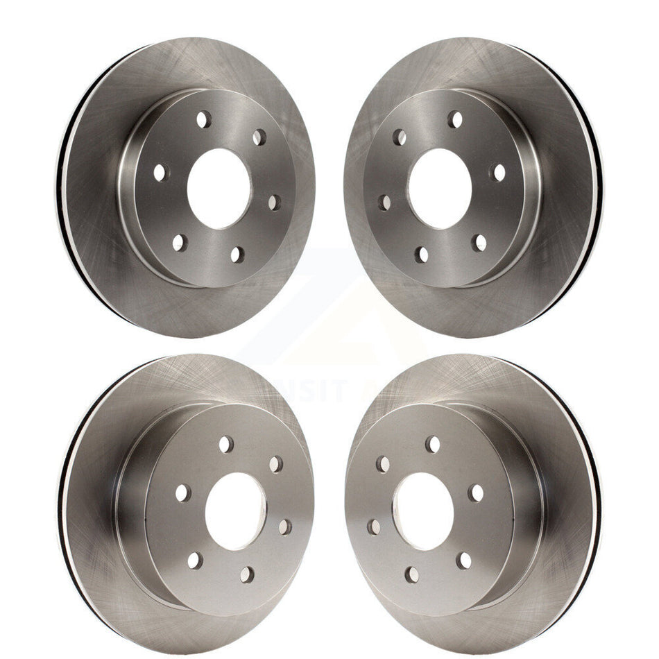 Front Rear Disc Brake Rotors Kit For Chevrolet Express 2500 GMC Savana K8-100984