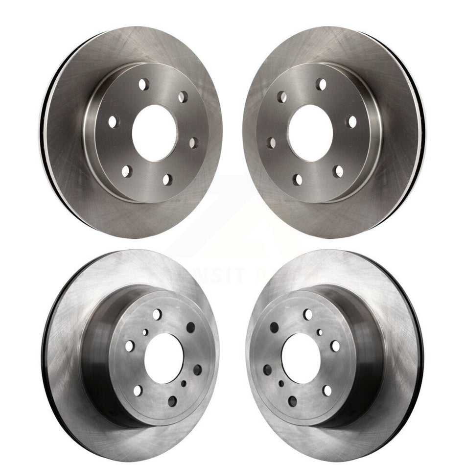 Front Rear Disc Brake Rotors Kit For 2007-2007 Chevrolet Silverado 1500 GMC Sierra Classic K8-100985