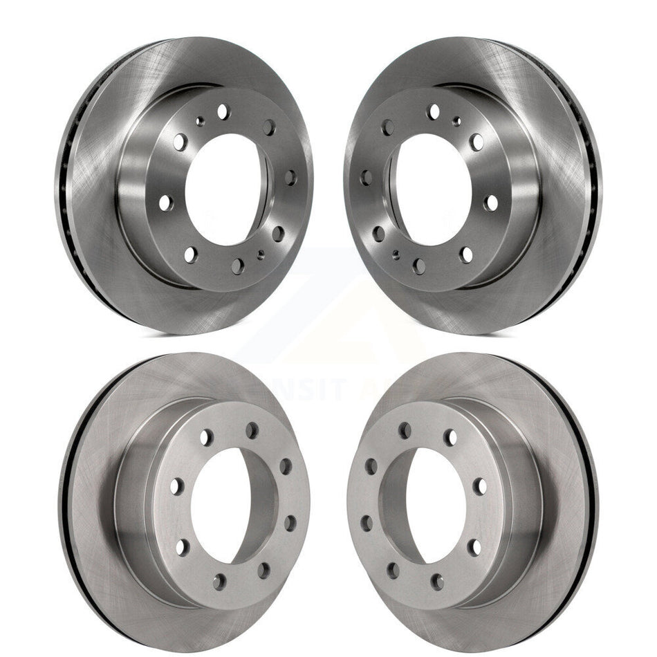 Front Rear Disc Brake Rotors Kit For Chevrolet Silverado 2500 HD GMC Sierra Express 3500 Savana Classic Suburban Yukon XL Avalanche K8-100987