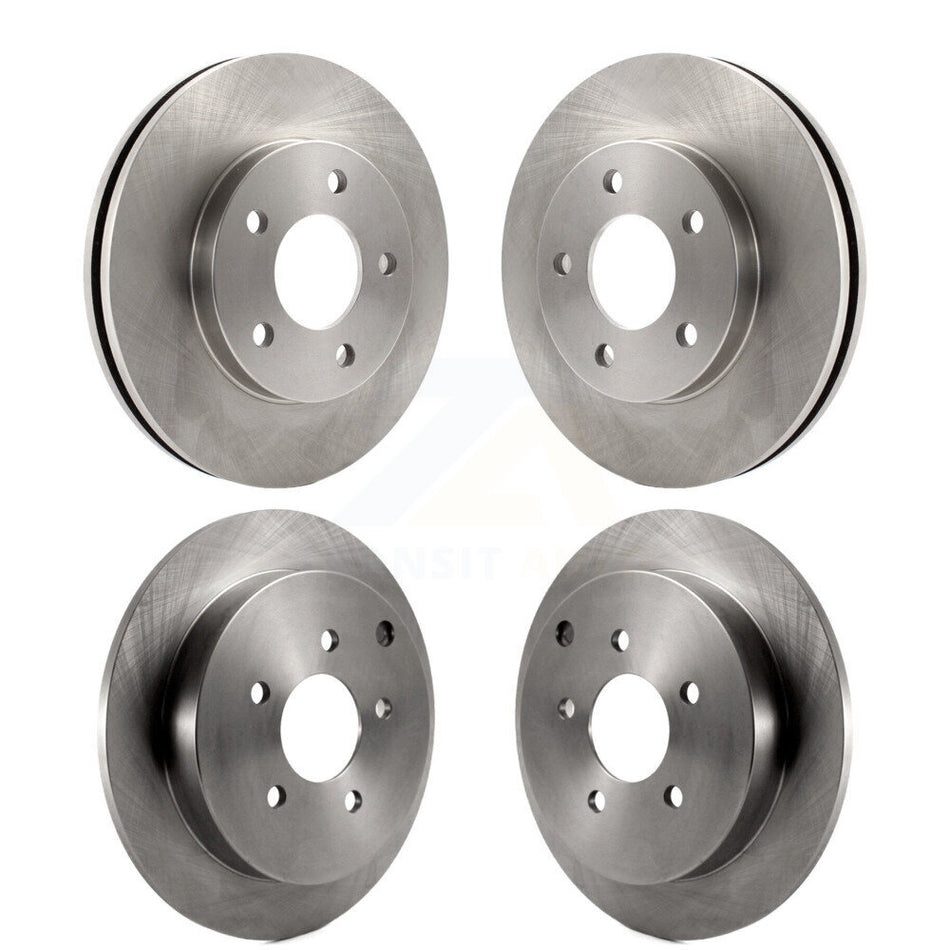 Front Rear Disc Brake Rotors Kit For Buick Rendezvous Pontiac Aztek K8-100991