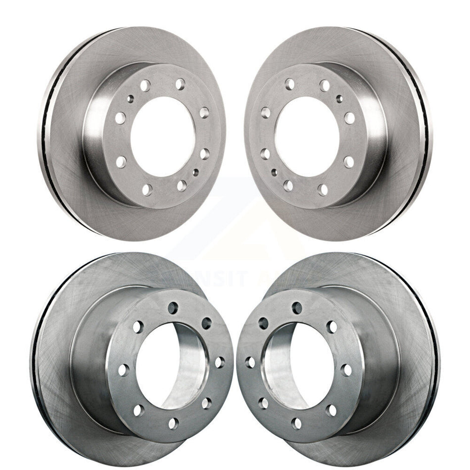 Front Rear Disc Brake Rotors Kit For Chevrolet Silverado 3500 GMC HD Sierra Classic K8-100992