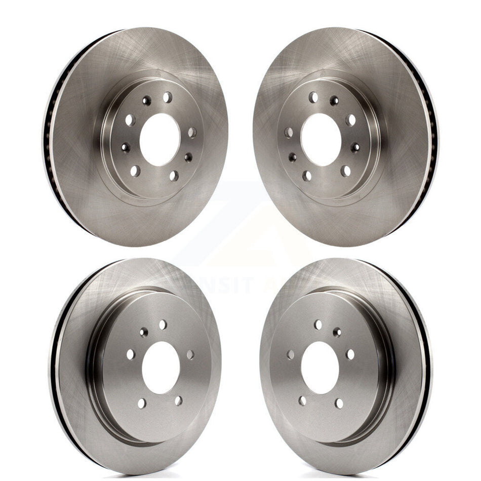 Front Rear Disc Brake Rotors Kit For Cadillac CTS With Standard Suspension K8-101000