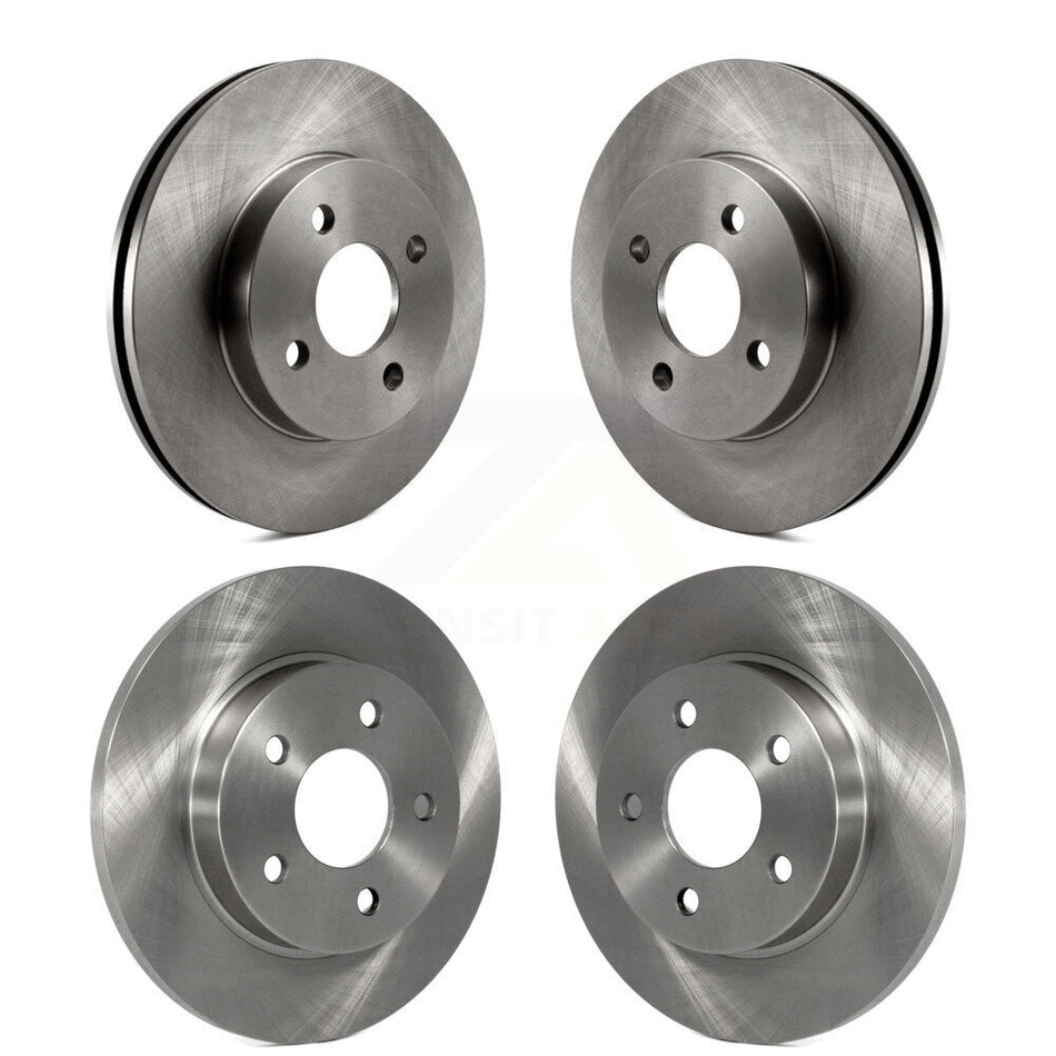Front Rear Disc Brake Rotors Kit For Pontiac G5 Pursuit K8-101001