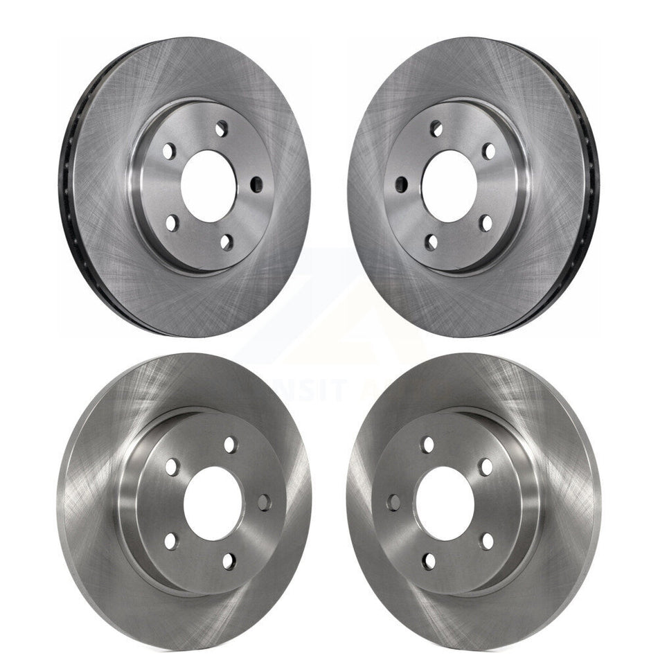 Front Rear Disc Brake Rotors Kit For Chevrolet Malibu Pontiac G6 With 276mm Diameter Rotor K8-101004