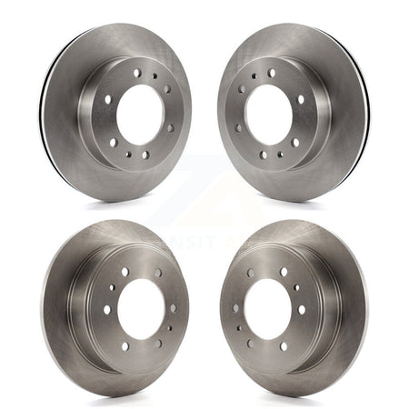 Front Rear Disc Brake Rotors Kit For Hummer H3 H3T K8-101016