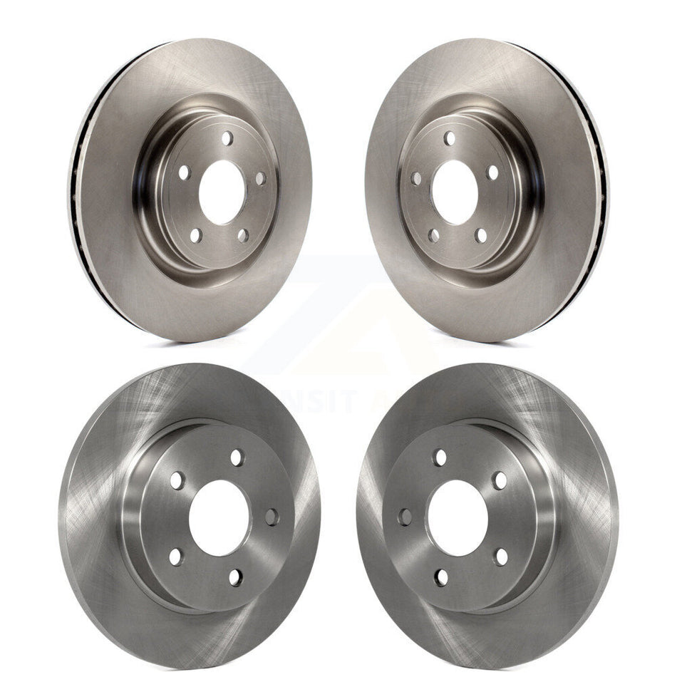 Front Rear Disc Brake Rotors Kit For Chevrolet HHR With Dual Piston Caliper K8-101053