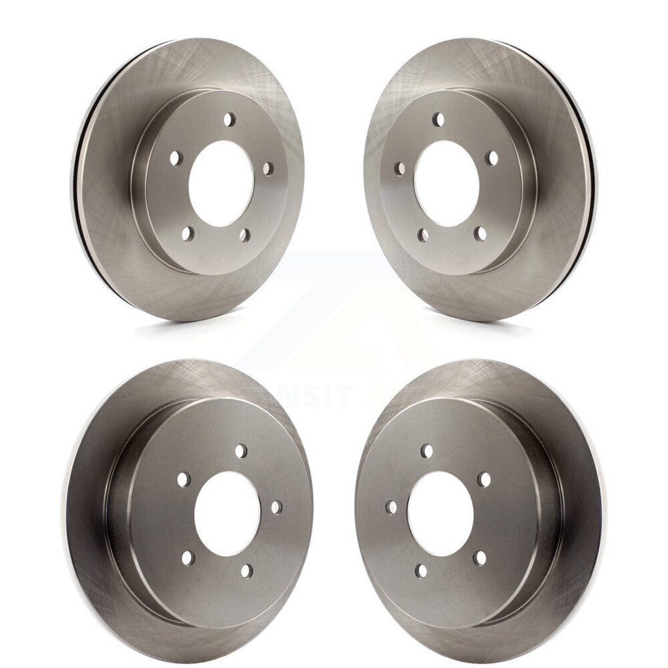 Front Rear Disc Brake Rotors Kit For Ford F-150 4WD K8-101079
