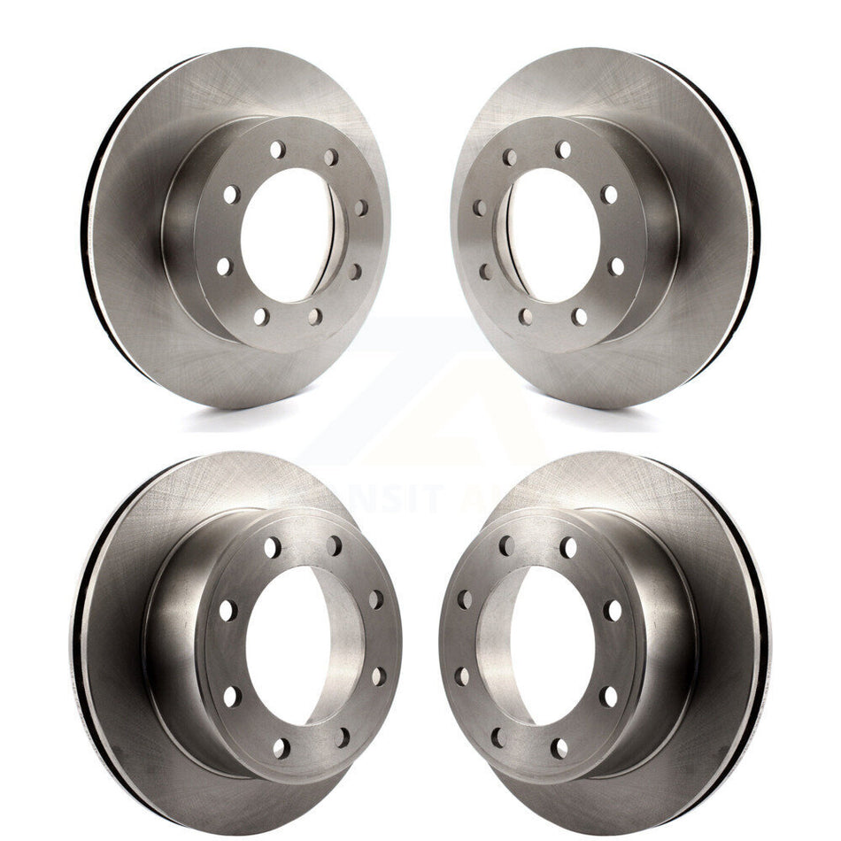 Front Rear Disc Brake Rotors Kit For Ford F-250 Super Duty K8-101097
