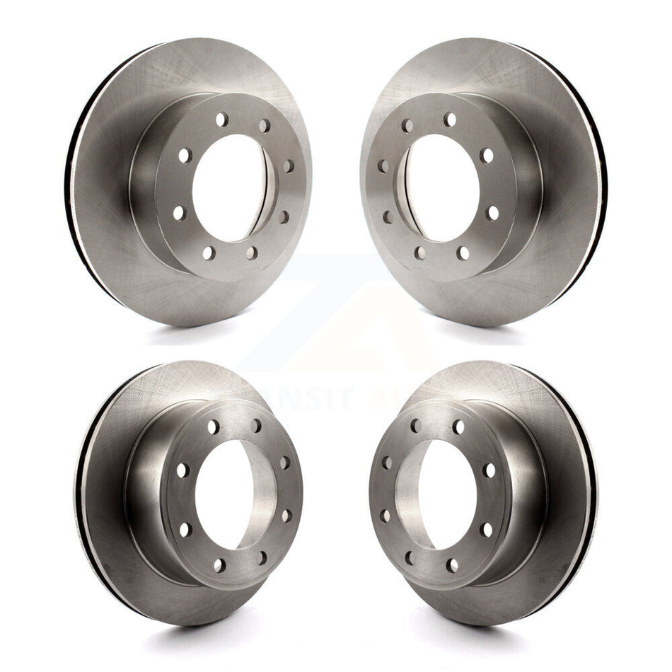 Front Rear Disc Brake Rotors Kit For Ford F-250 Super Duty K8-101097