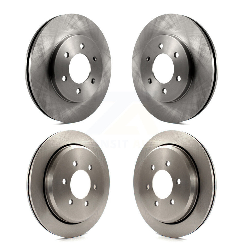 Front Rear Disc Brake Rotors Kit For Ford Expedition Lincoln Navigator K8-101105