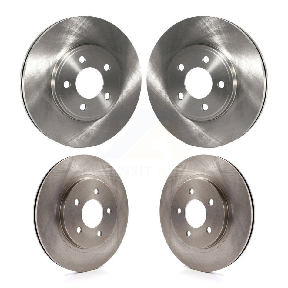 Front Rear Disc Brake Rotors Kit For 2009 Ford Mustang Bullitt K8-101109