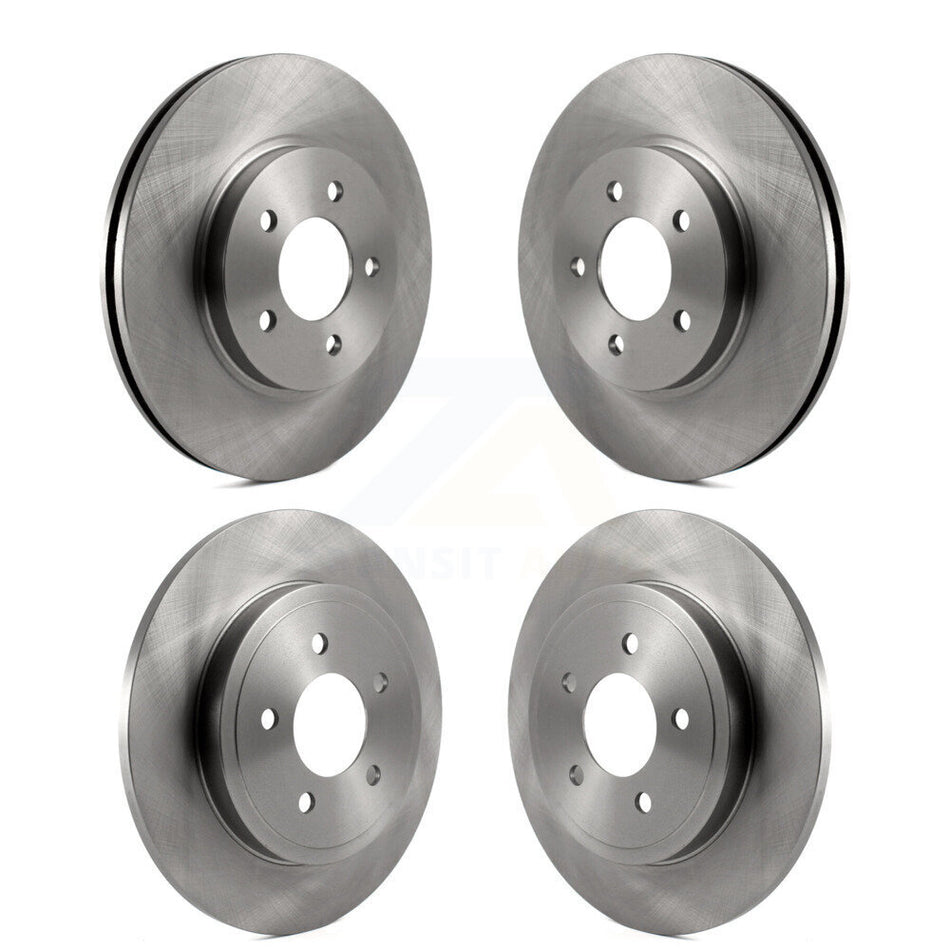 Front Rear Disc Brake Rotors Kit For Ford Escape Mercury Mariner Mazda Tribute K8-101114