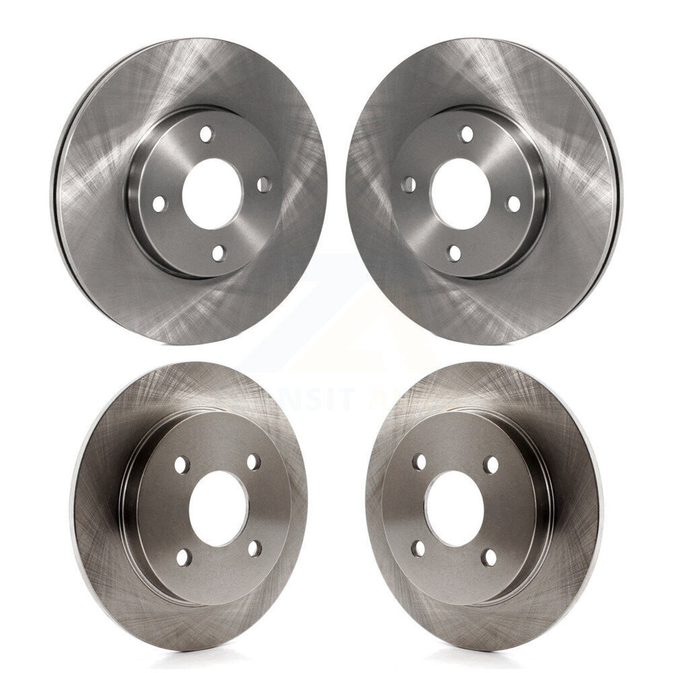 Front Rear Disc Brake Rotors Kit For 2005-2007 Ford Focus rear brakes K8-101120