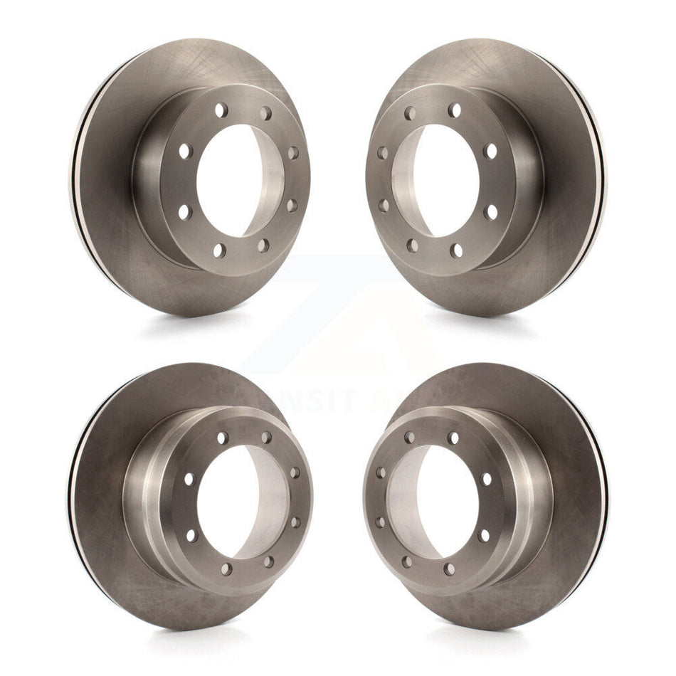 Front Rear Disc Brake Rotors Kit For Ford F-350 Super Duty F-450 K8-101122