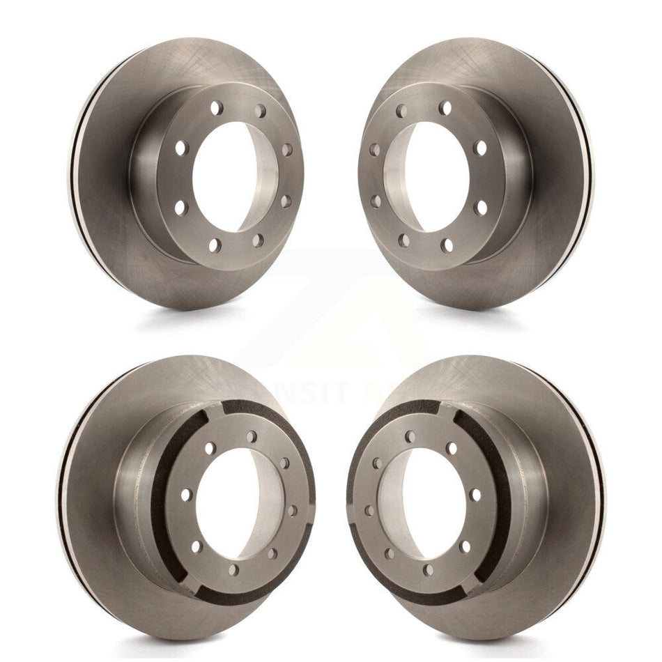 Front Rear Disc Brake Rotors Kit For 2013 Ford F-350 Super Duty 4WD With Dual Wheels K8-101123