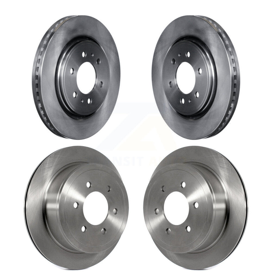 Front Rear Disc Brake Rotors Kit For 2010-2011 Ford F-150 With 6 Lug Wheels K8-101127