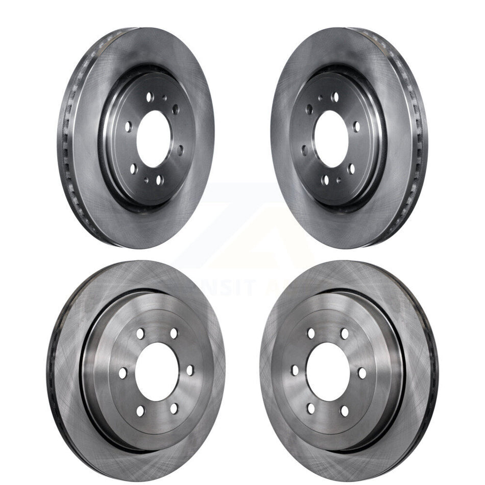 Front Rear Disc Brake Rotors Kit For 2007-2017 Ford Expedition Lincoln Navigator K8-101128