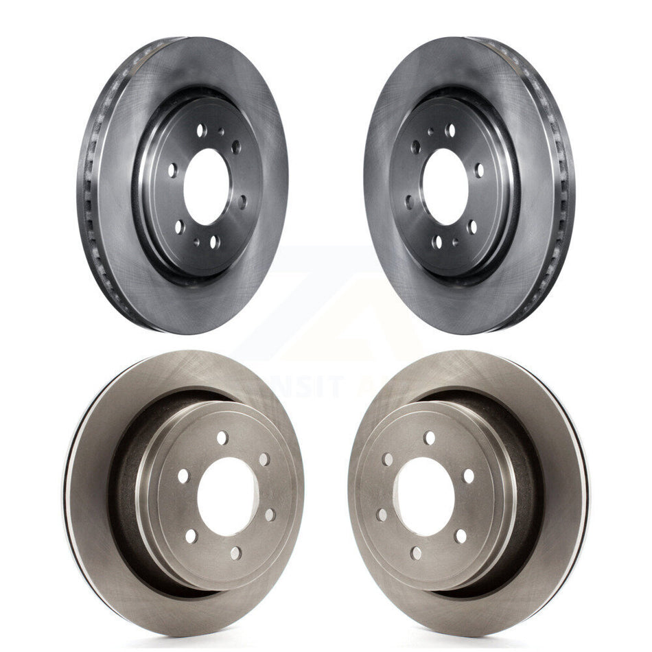 Front Rear Disc Brake Rotors Kit For Ford F-150 K8-101129