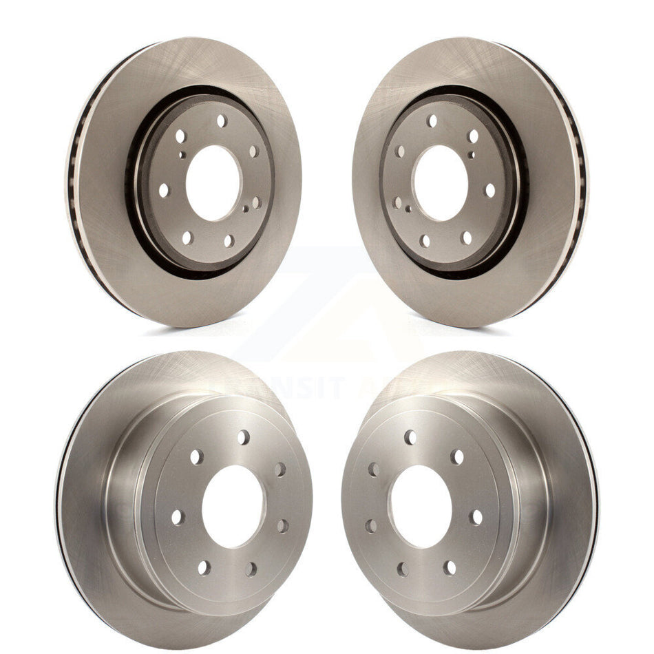 Front Rear Disc Brake Rotors Kit For 2010-2011 Ford F-150 With 7 Lug Wheels K8-101140