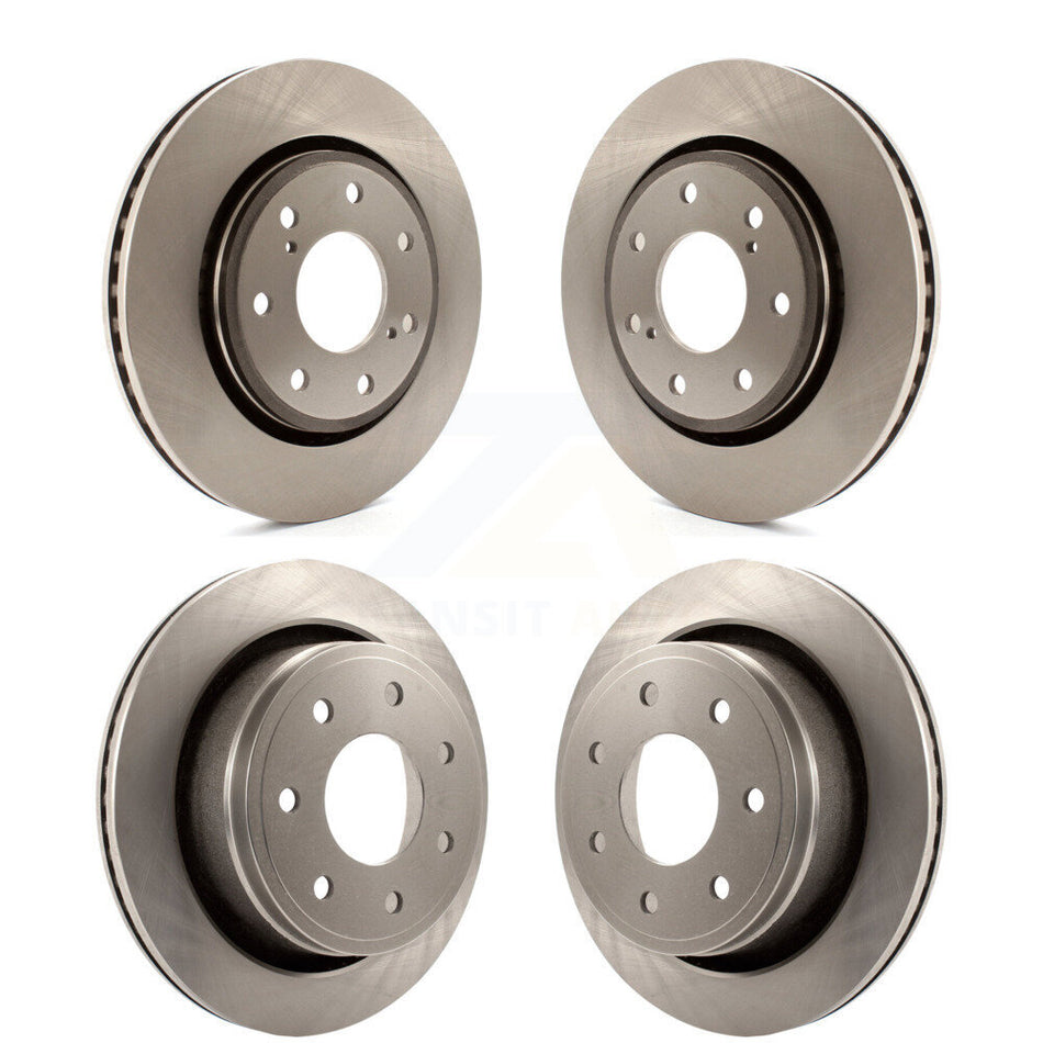 Front Rear Disc Brake Rotors Kit For 2012-2014 Ford F-150 With 7 Lug Wheels K8-101141