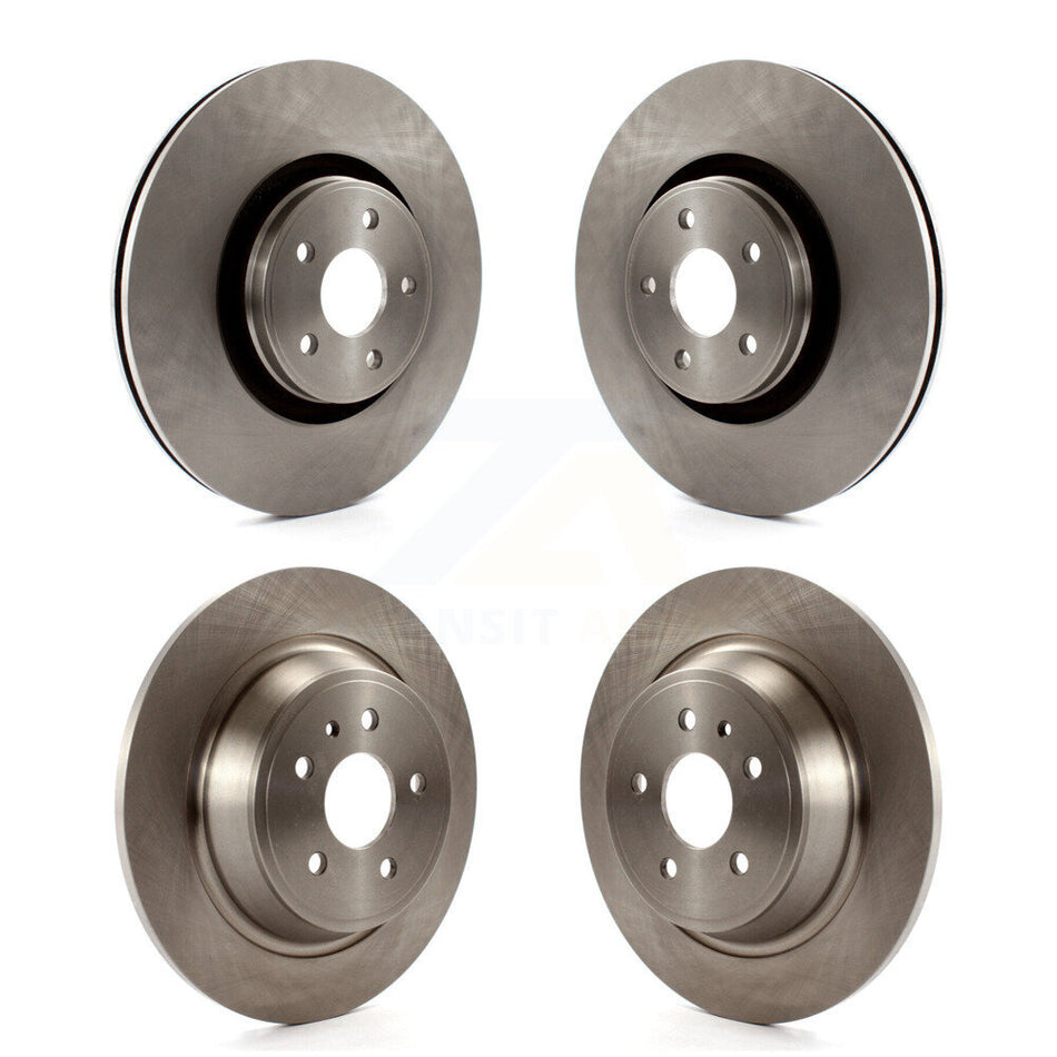 Front Rear Disc Brake Rotors Kit For Lincoln MKC K8-101158