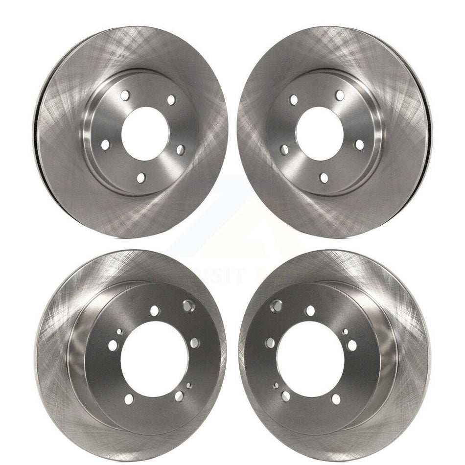 Front Rear Disc Brake Rotors Kit For Mitsubishi Chrysler Sebring Dodge Stratus Eclipse Galant Lancer K8-101174