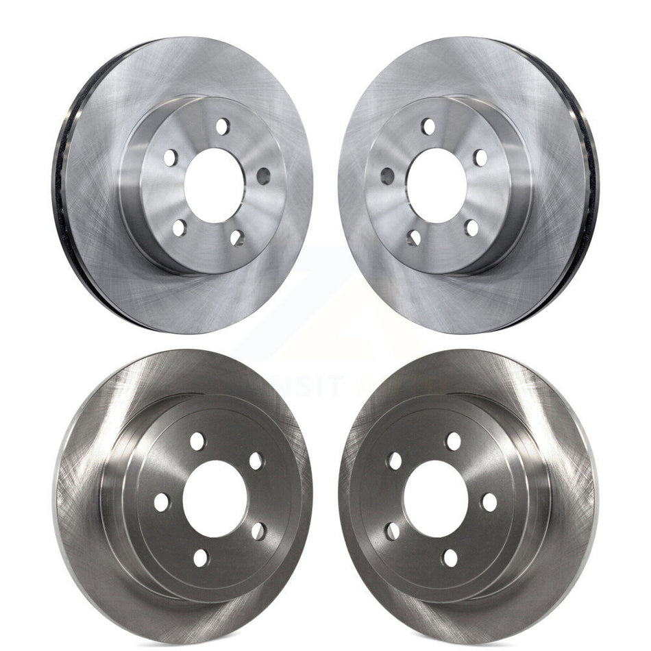 Front Rear Disc Brake Rotors Kit For 2003-2007 Jeep Liberty K8-101179