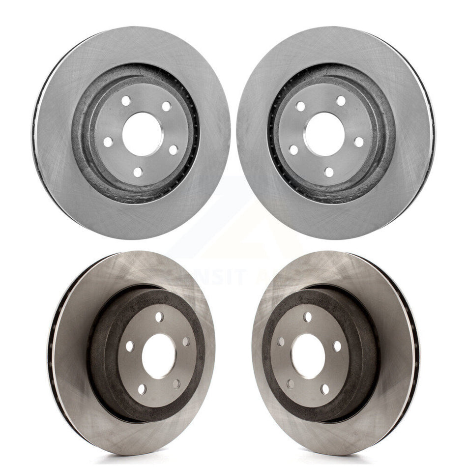 Front Rear Disc Brake Rotors Kit For 2006-2010 Jeep Grand Cherokee SRT8 K8-101196