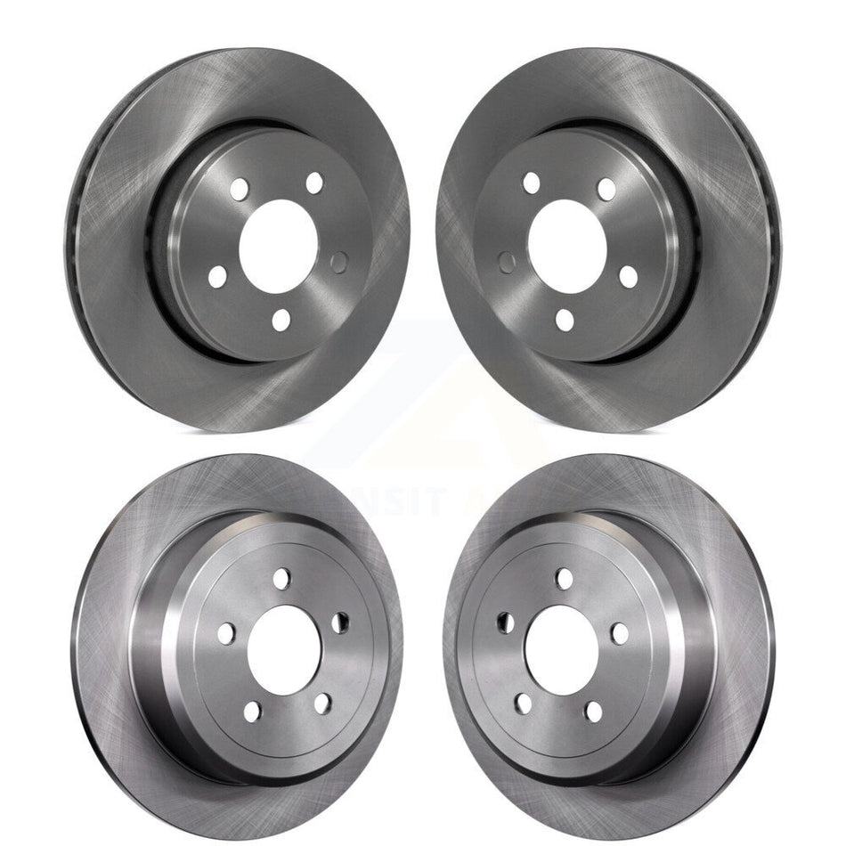 Front Rear Disc Brake Rotors Kit For Jeep Liberty Dodge Nitro K8-101203
