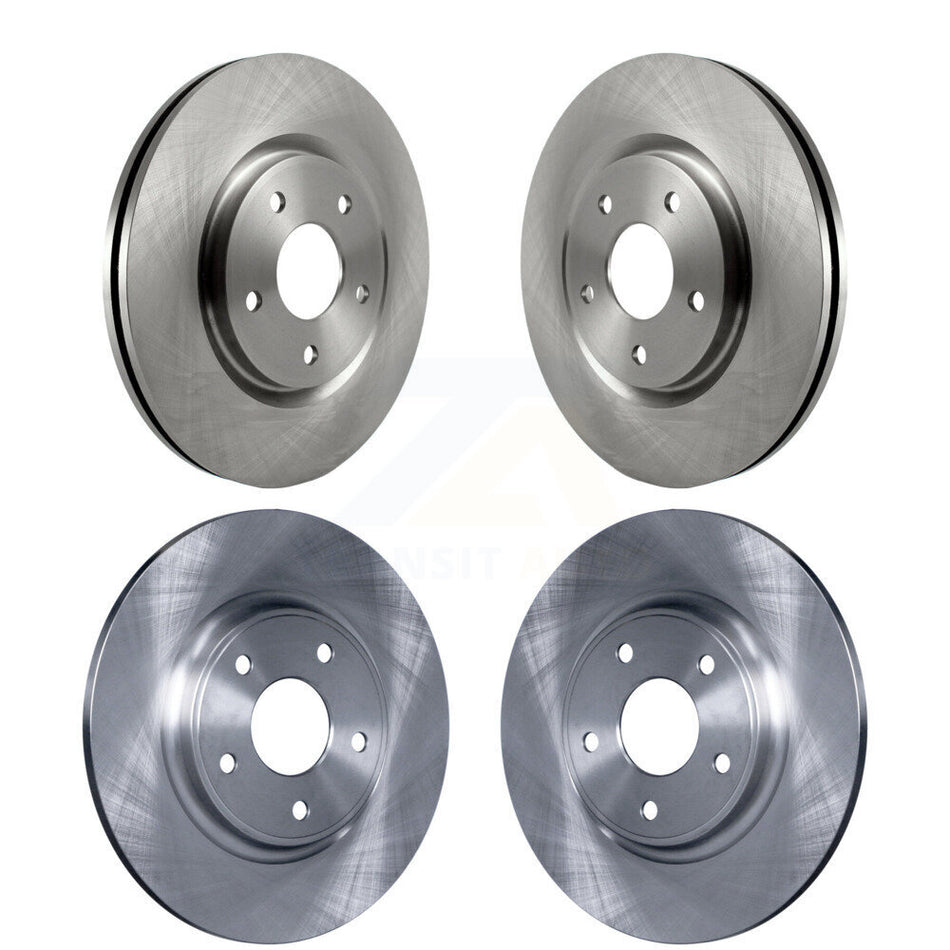Front Rear Disc Brake Rotors Kit For Dodge Grand Caravan Journey Chrysler Town & Country Ram C/V Volkswagen Routan K8-101215