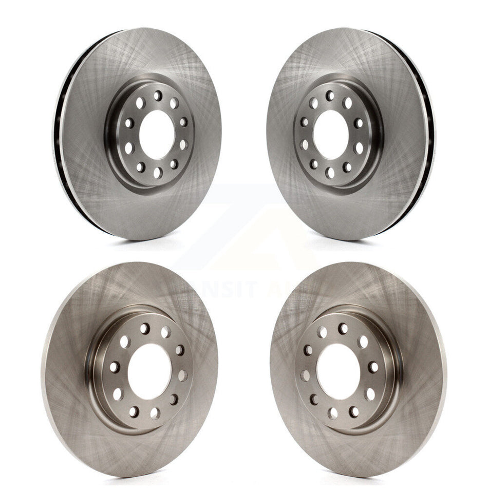 Front Rear Disc Brake Rotors Kit For 2015-2017 Chrysler 200 With 305mm Diameter Rotor K8-101218