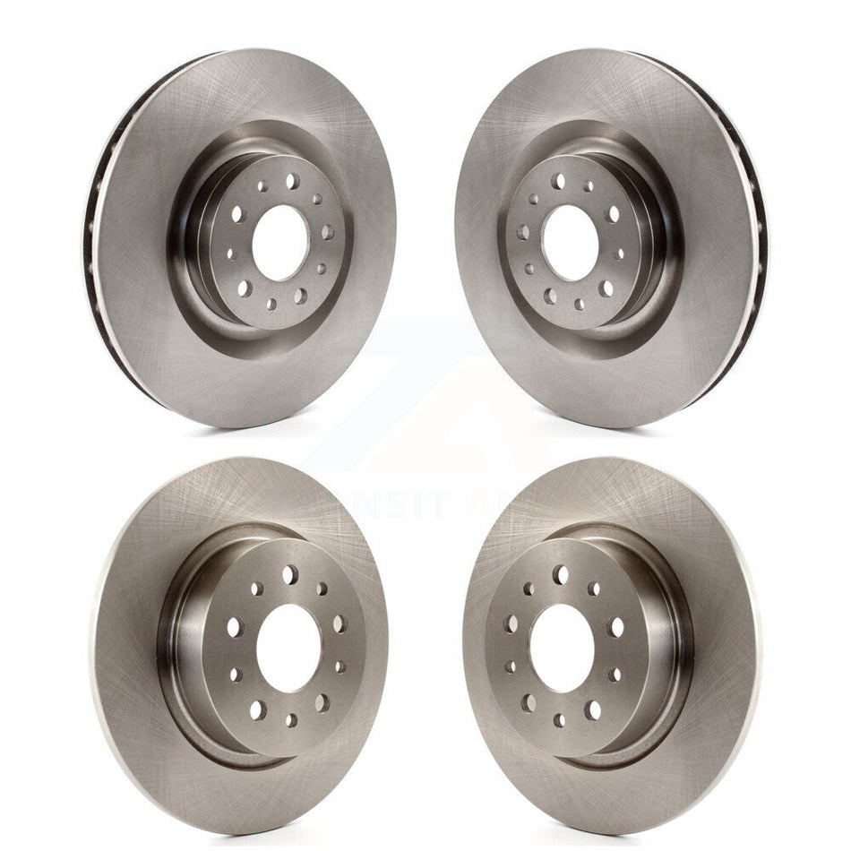 Front Rear Disc Brake Rotors Kit For 2014-2020 Fiat 500L K8-101224