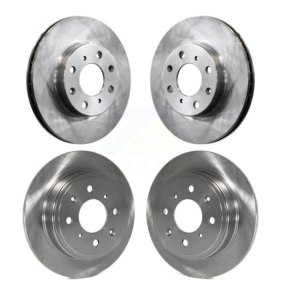 Front Rear Disc Brake Rotors Kit For Honda Civic del Sol CRX K8-101236