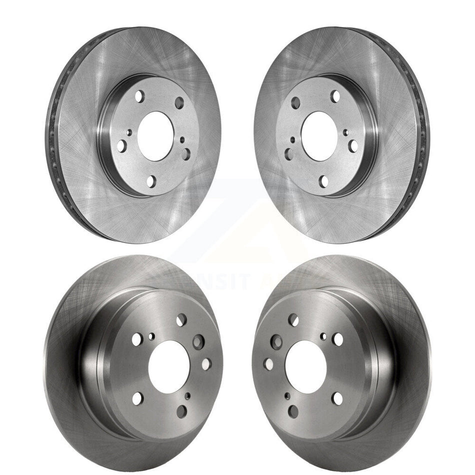 Front Rear Disc Brake Rotors Kit For Toyota Camry Lexus ES300 Solara K8-101239