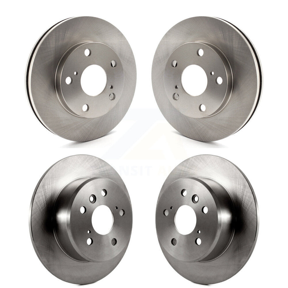 Front Rear Disc Brake Rotors Kit For Toyota Camry K8-101245
