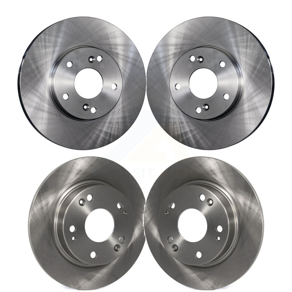 Front Rear Disc Brake Rotors Kit For Honda Civic Acura ILX CSX K8-101271