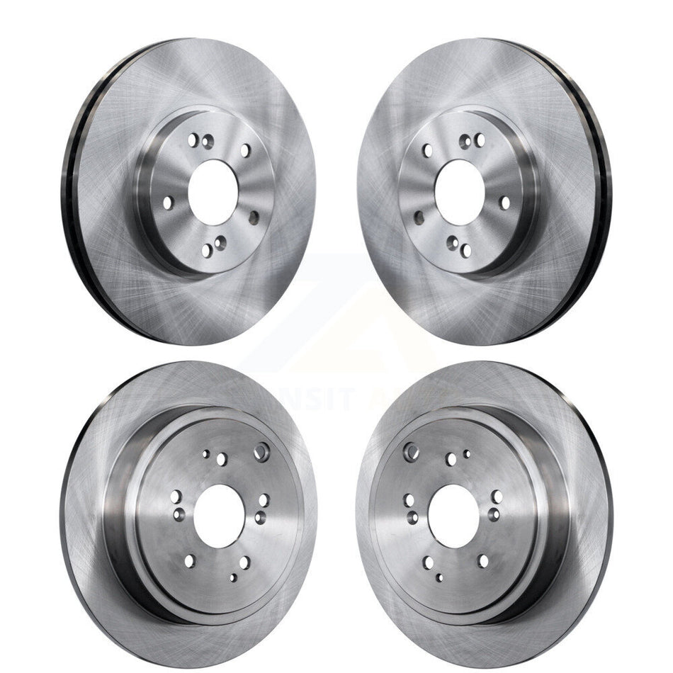 Front Rear Disc Brake Rotors Kit For Honda Pilot Acura MDX K8-101286