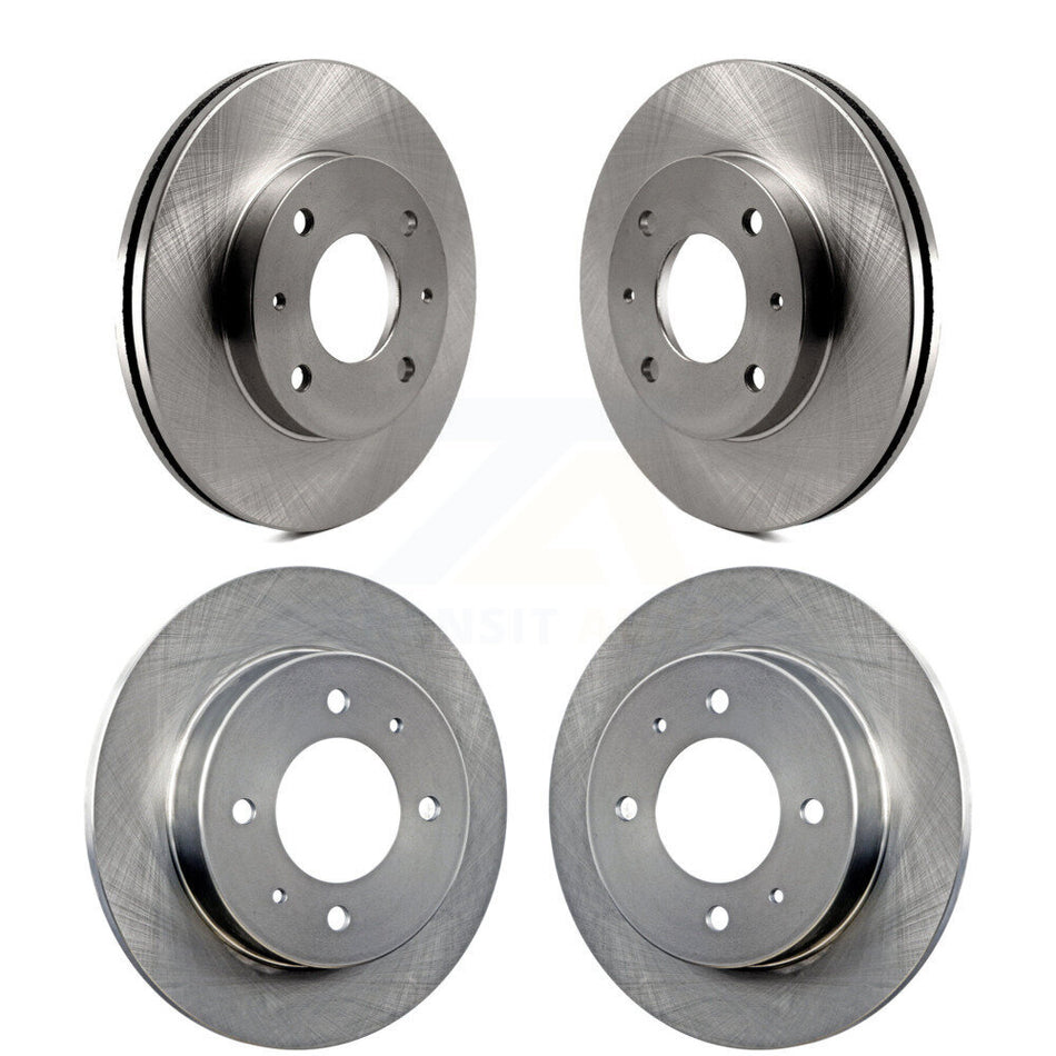 Front Rear Disc Brake Rotors Kit For Hyundai Elantra Tiburon K8-101301