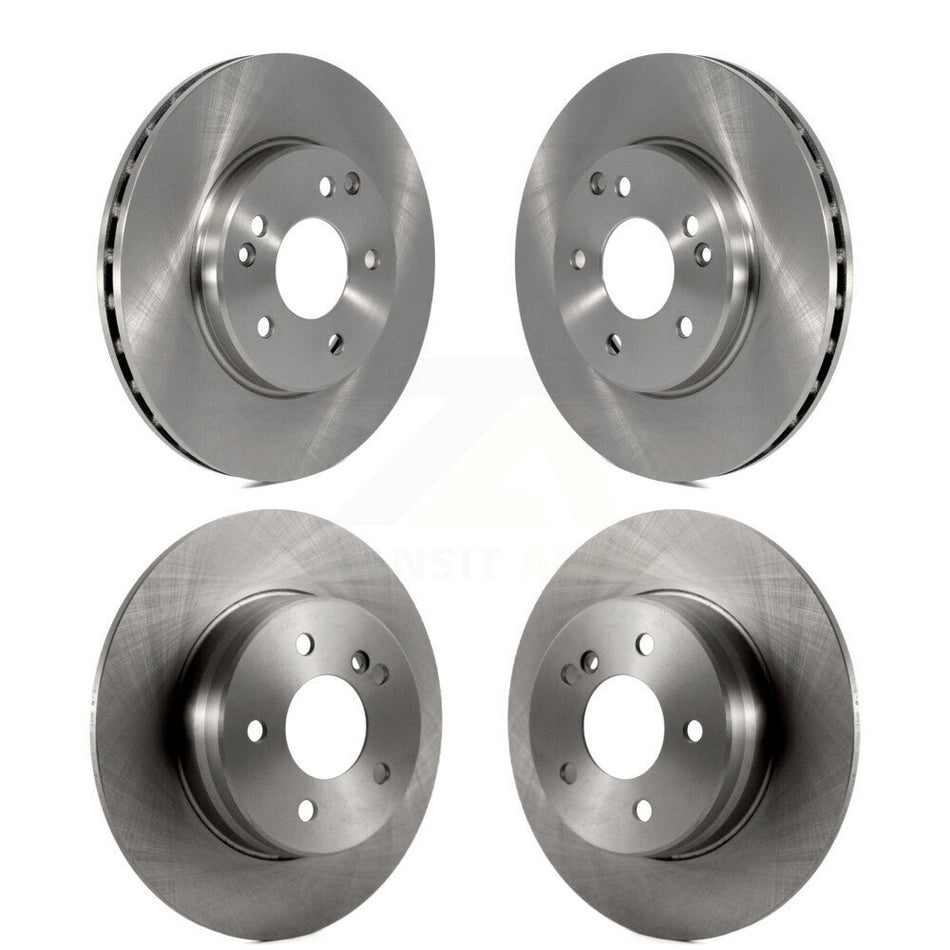 Front Rear Disc Brake Rotors Kit For 2003-2005 Mercedes-Benz C240 Wagon with RWD K8-101343