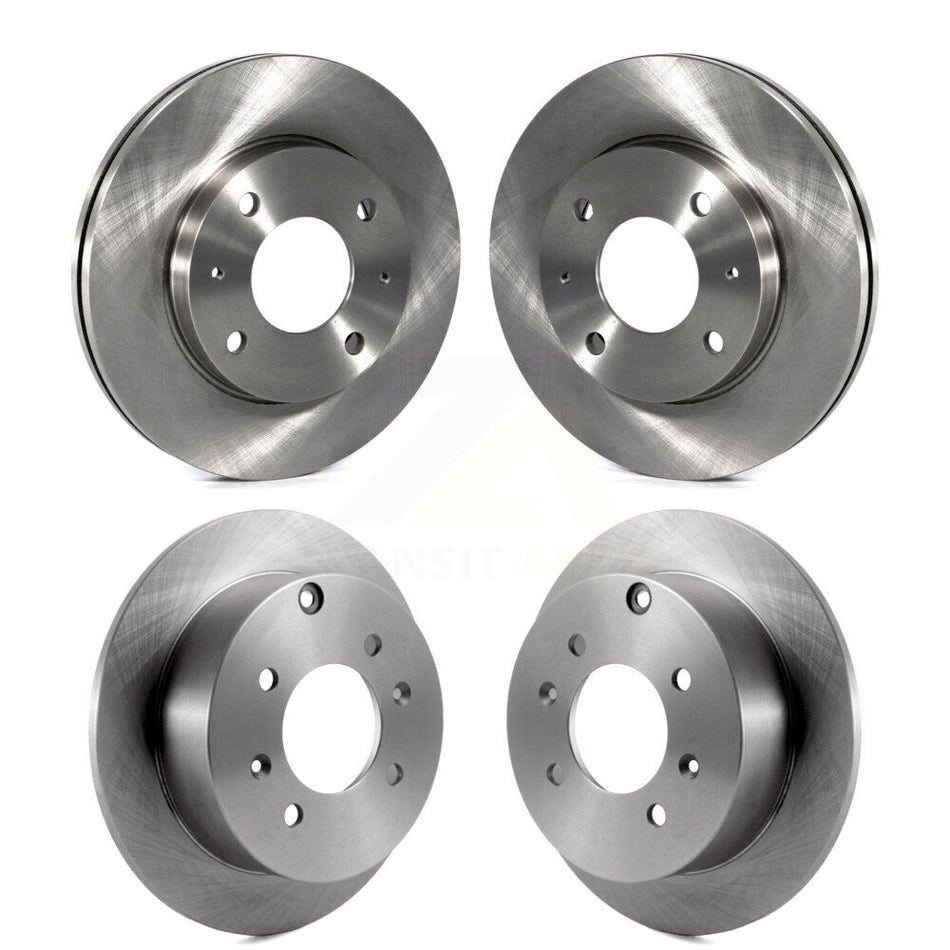 Front Rear Disc Brake Rotors Kit For Hyundai Sonata Kia Optima Magentis K8-101346