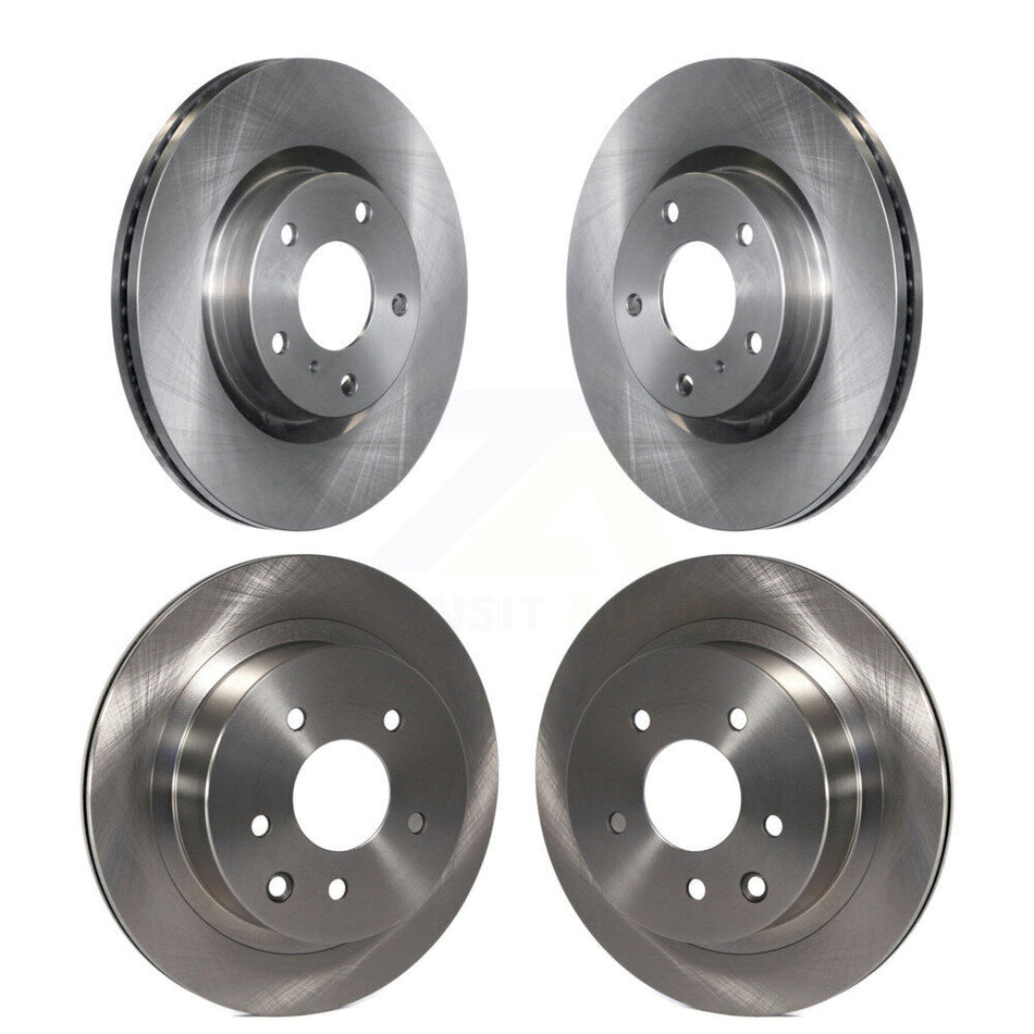 Front Rear Disc Brake Rotors Kit For Infiniti G35 Nissan 350Z INFINITI K8-101347