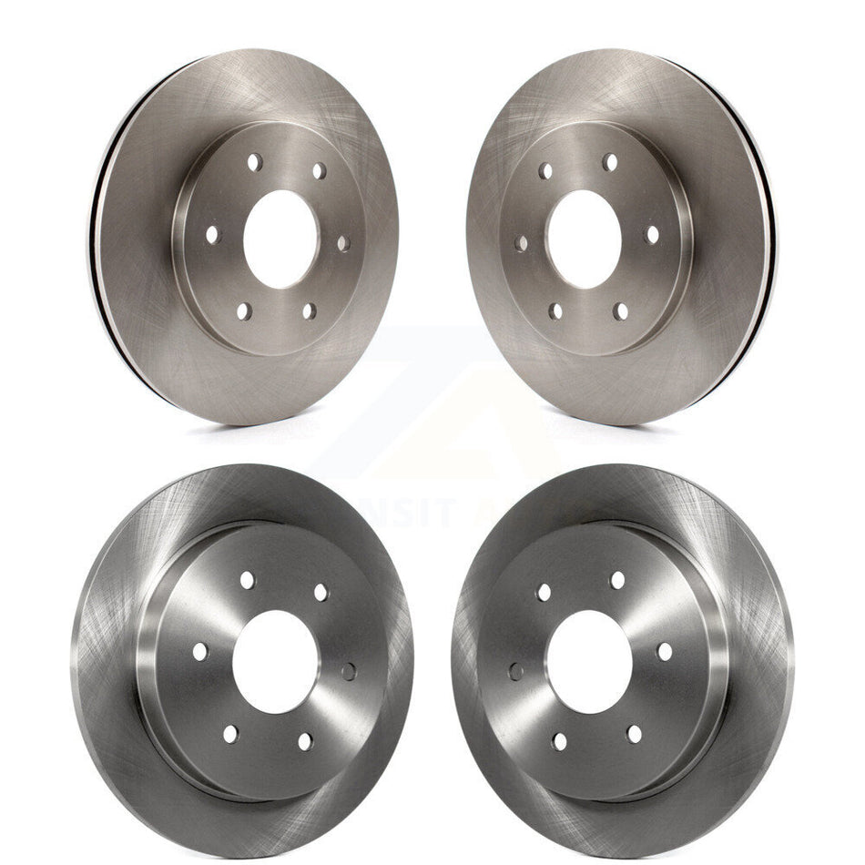 Front Rear Disc Brake Rotors Kit For Nissan Titan Pathfinder Armada Infiniti QX56 INFINITI TITAN K8-101365
