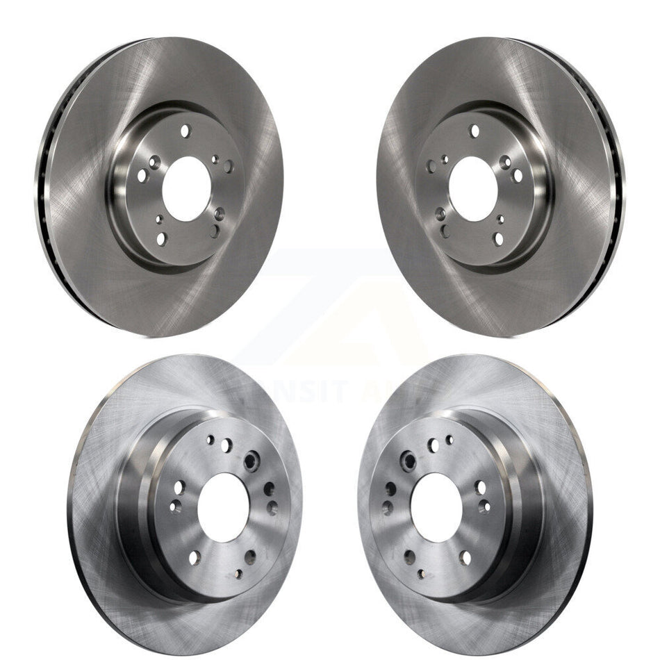 Front Rear Disc Brake Rotors Kit For 2004-2005 Acura TL Automatic transmission K8-101367