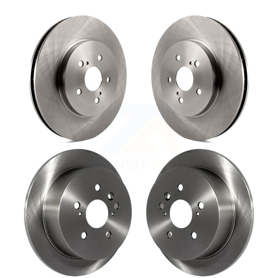 Front Rear Disc Brake Rotors Kit For Lexus Toyota Highlander RX350 RX330 RX400h K8-101401