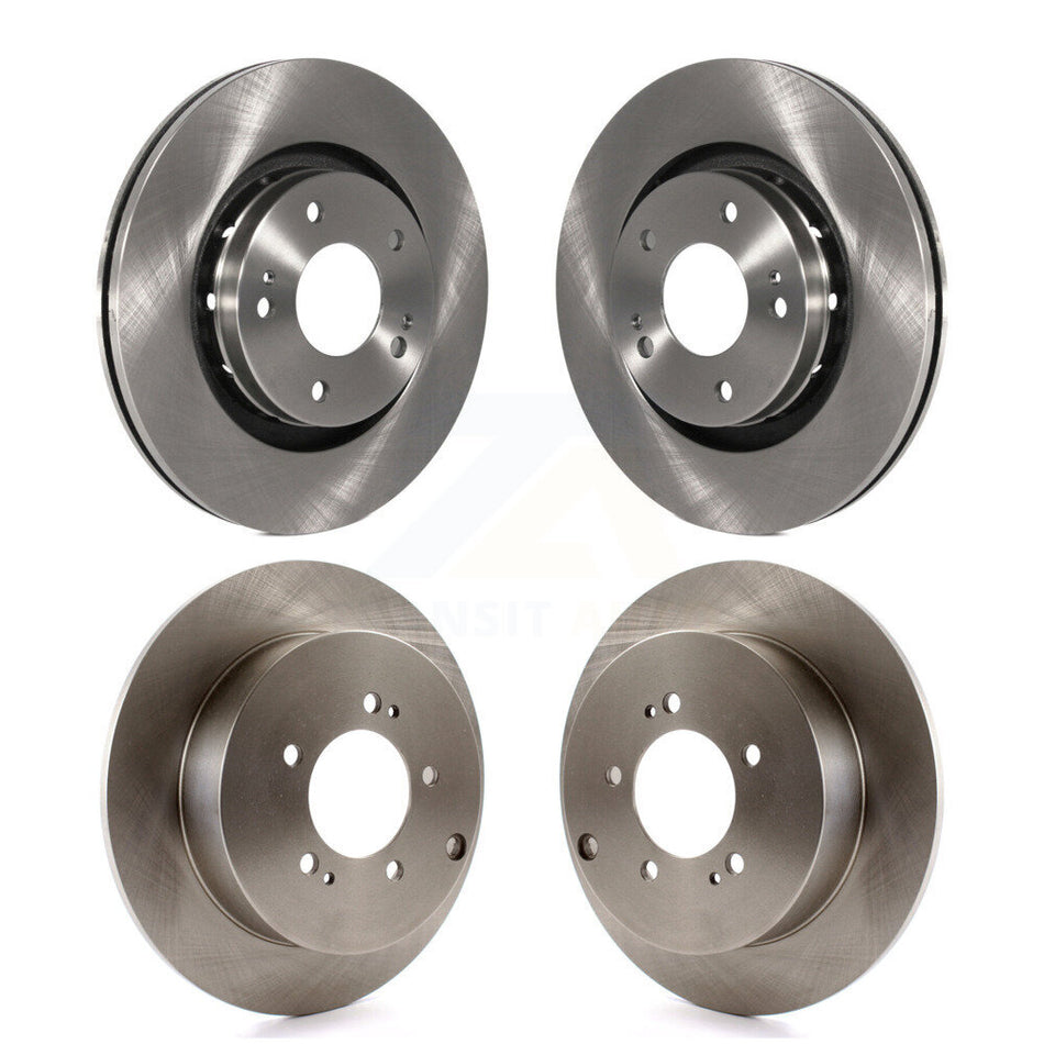 Front Rear Disc Brake Rotors Kit For 2009 Mitsubishi Lancer Ralliart To 03 09 K8-101405