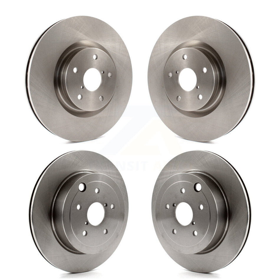 Front Rear Disc Brake Rotors Kit For Subaru Impreza WRX STI K8-101409
