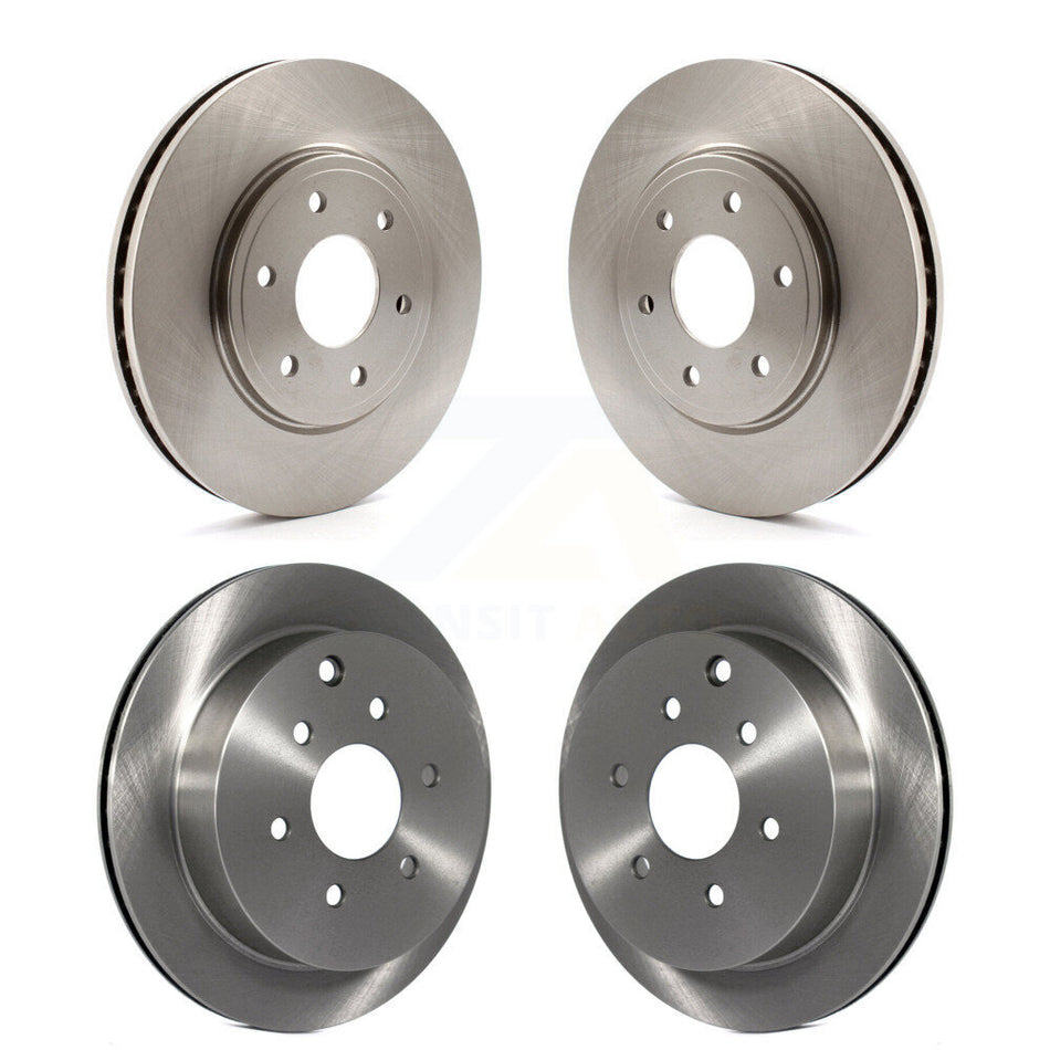 Front Rear Disc Brake Rotors Kit For Nissan Frontier Suzuki Equator 2.5L K8-101413
